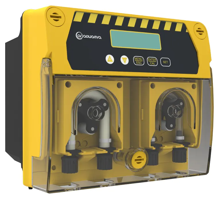 System perystaltycznych pomp dozujących Aquaviva pH/Rx+Free Cl 1.5 l/h + zestaw pH, WiFi