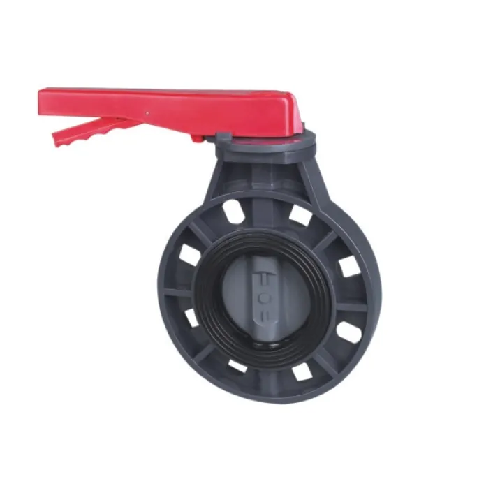 Zawór motylkowy PVC ERA bez kołnierzy, d160 mm