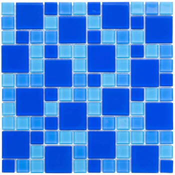 Mozaika szklana Aquaviva Cristall Dark Blue (23 - 48 mm)