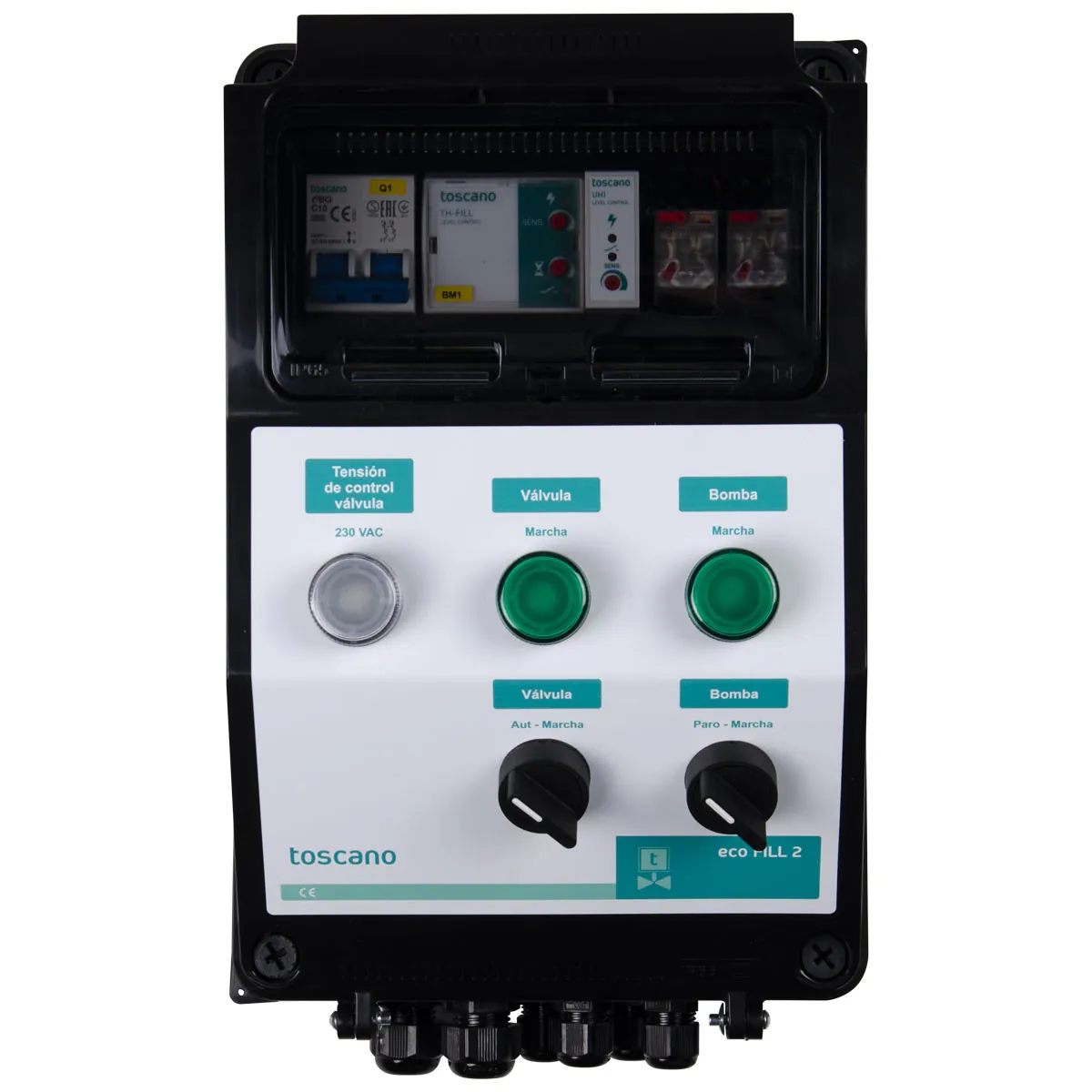 Panel sterowania zbiornikiem przelewowym Hayward-Toscano ECO-FILL-2-230V, 5 sond (HPOW5LEV)