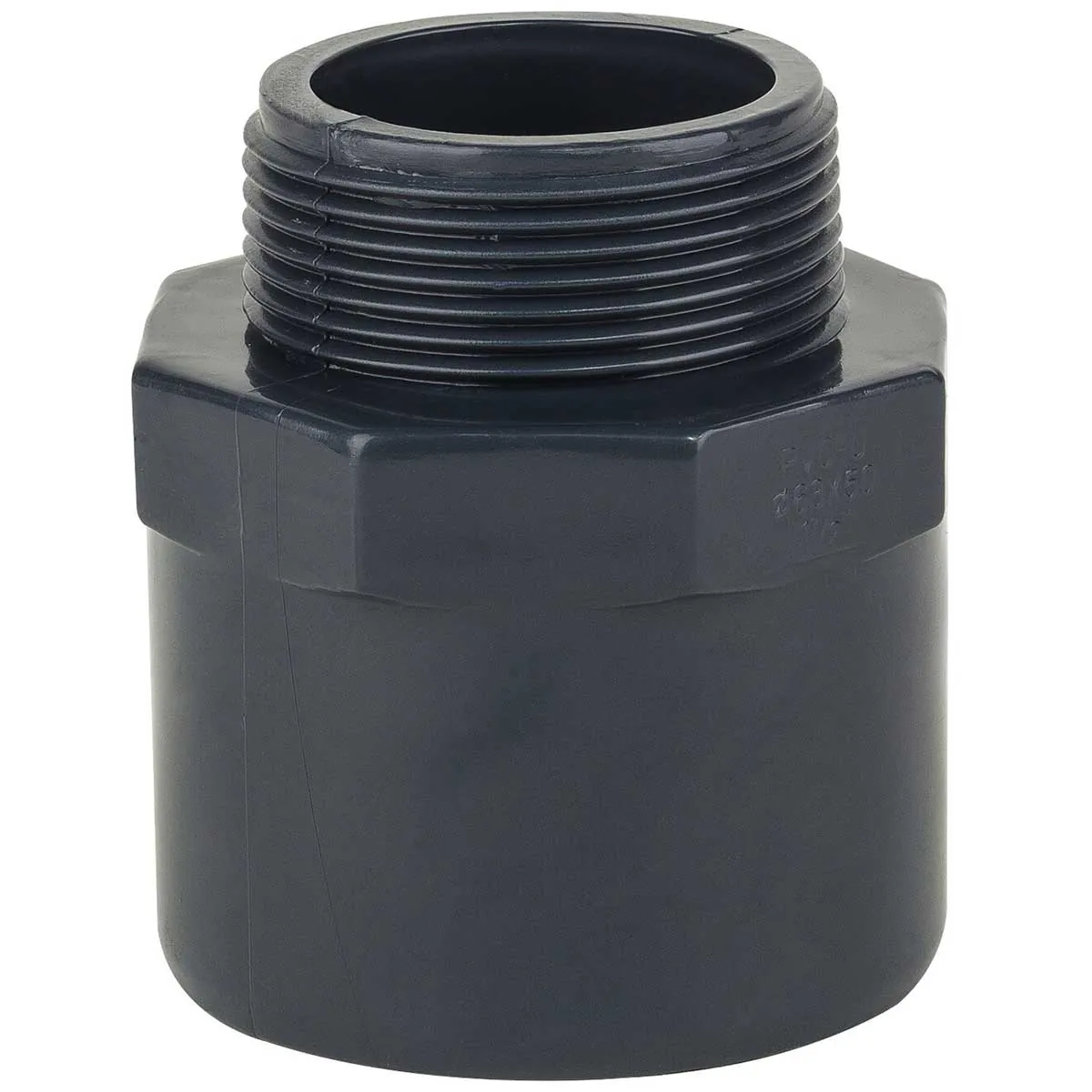 Mufa PVC Era USM001110/90 redukcyjna, z gwintem zewnętrznym, d110/90x3"