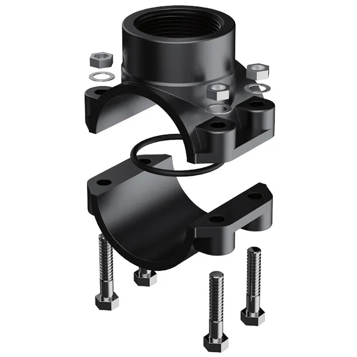 Obejma siodłowa wzmacniana PVC Era PCS0132 PN10, d32x3/4"