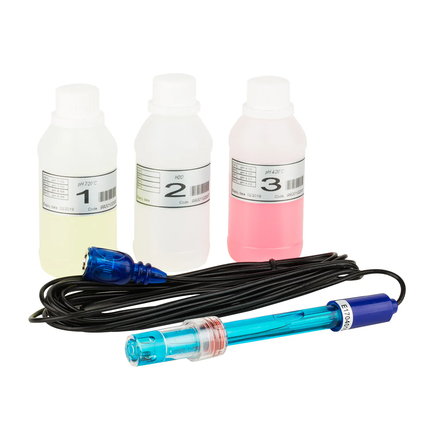 Zestaw Aquaviva do pomiaru PH (Elektroda PH, roztwór buforowy 4pH-7pH) (9900102012)