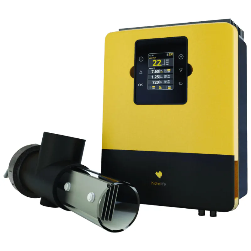 Elektrolizer soli Hayward Hidrolife 8 (25 m³, 8 g/h) z funkcją sterowania basenem