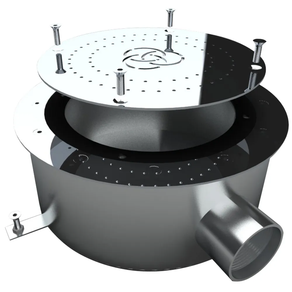 Gejzer powietrzny Aquaviva AISI 304 (R200) do basenu foliowego 2", okrągły