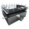 Odpływ denny Aquaviva 2'' do basenu foliowego, AISI 304 (350х350 mm)