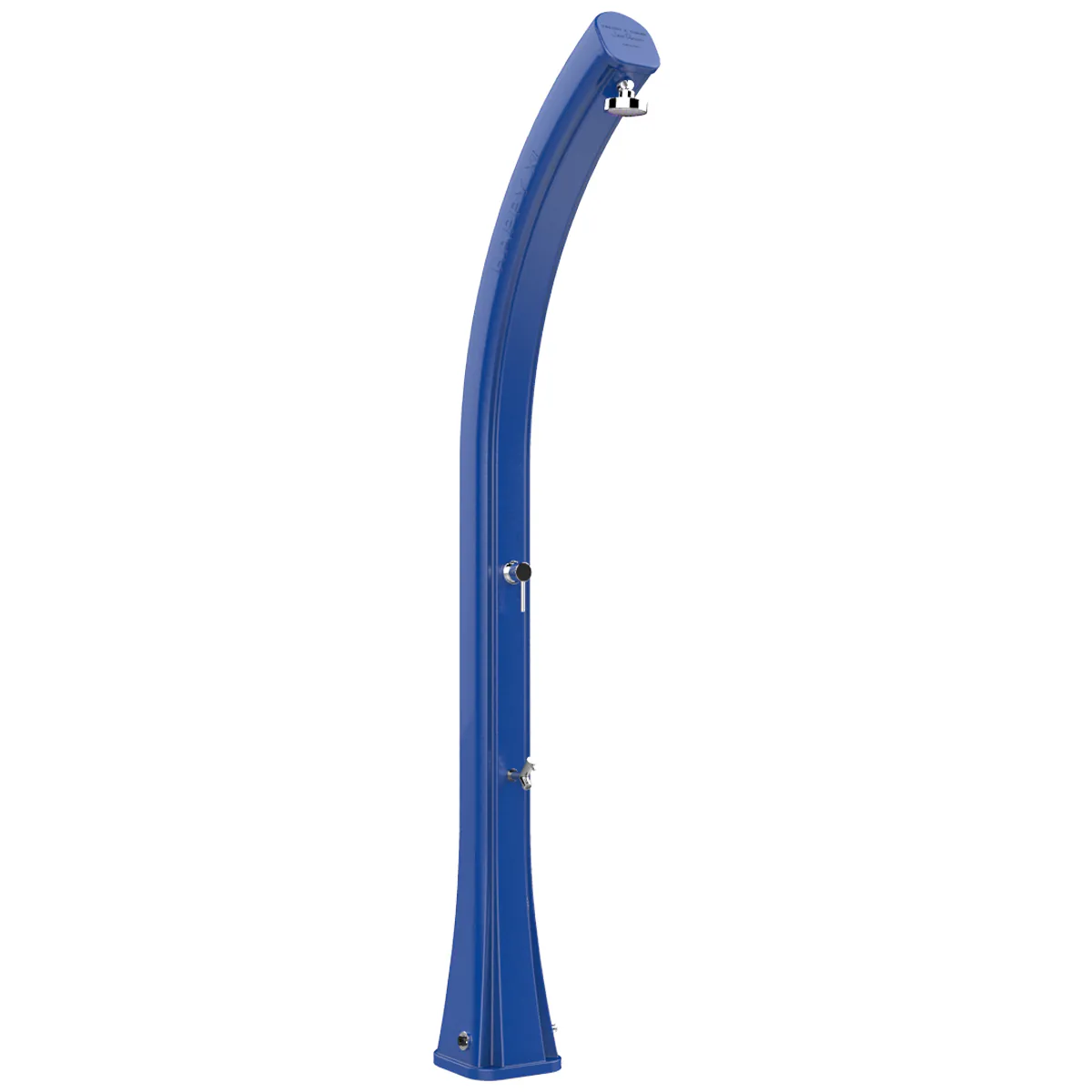 Prysznic solarny Aquaviva Happy XL z kranikiem do mycia stóp, granatowy H420/5002, 35 l