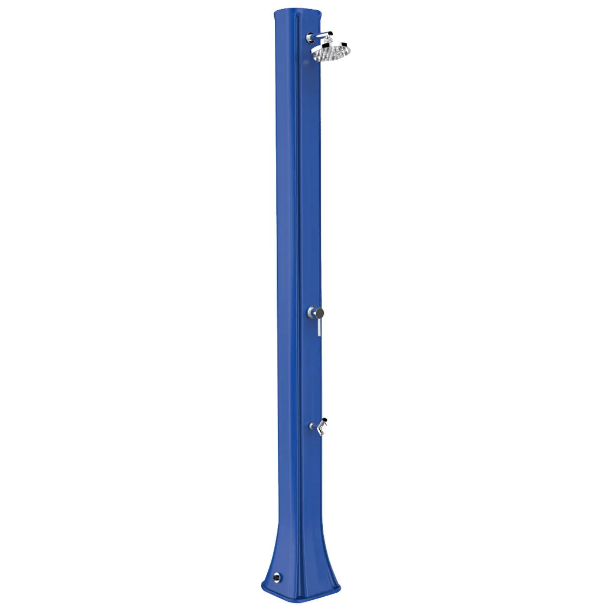 Prysznic solarny Aquaviva Big Happy Five z kranikiem do mycia stóp, granatowy F620/5002, 36 l