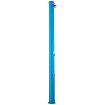 Prysznic solarny Aquaviva Jolly S aluminium z kranikiem do mycia stóp, niebieski A620/5012, 22 l