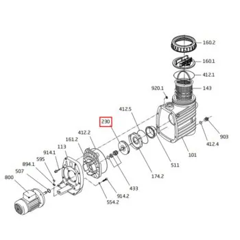 Wirnik pompy Speck BADU ТОР ІІ/12 (292.1123.029)