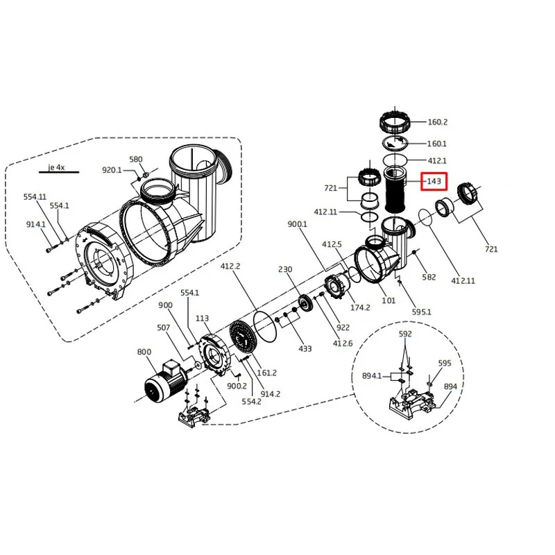 Koszyk filtra wstępnego Speck BADU Resort (290.2014.300)