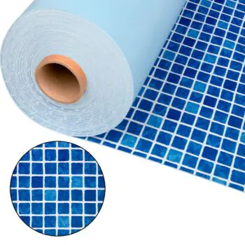 Folia basenowa Cefil Touch Passion Mediterraneo 1.65x25 m, mozaika niebieska