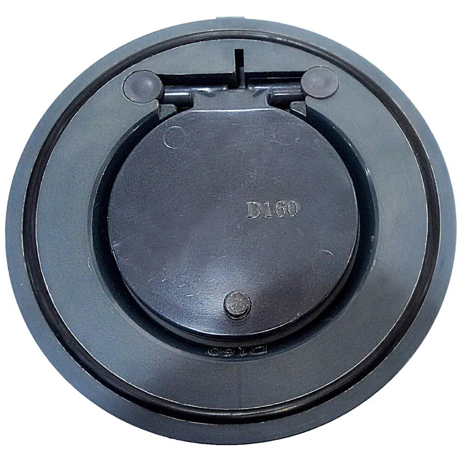 Zawór zwrotny PVC Era międzykołnierzowy (140 mm), bez kołnierzy