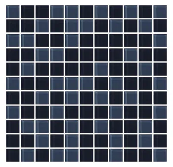 Mozaika szklana Aquaviva Сristall Black&Gray (25 mm)
