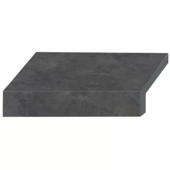 Płytka basenowa brzegowa typu L Aquaviva Dusk Antracite, 600x345х50 (20) mm
