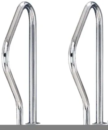 Poręcz basenowa Flexinox dwuczęściowa, długość 440 mm, AISI-316L (2 szt.)