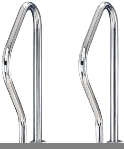Poręcz basenowa Flexinox dwuczęściowa, długość 440 mm, AISI-316L (2 szt.)