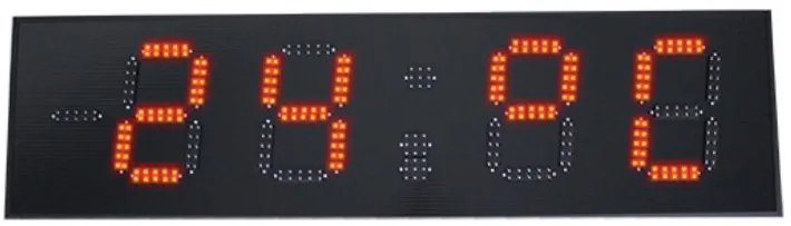 Wyświetlacz cyfrowy Golfinho E5130 (czas, temperatura), 100x33 cm