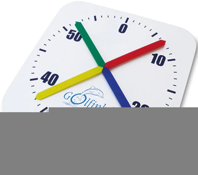 Ścienny zegar basenowy treningowy Golfinho E539