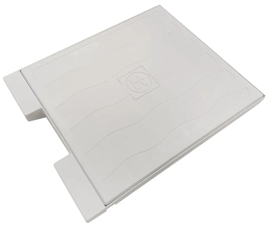 Wypełniana pokrywa z płytką i zatrzaskiem do skimmera Hayward X-Pro 600, biała