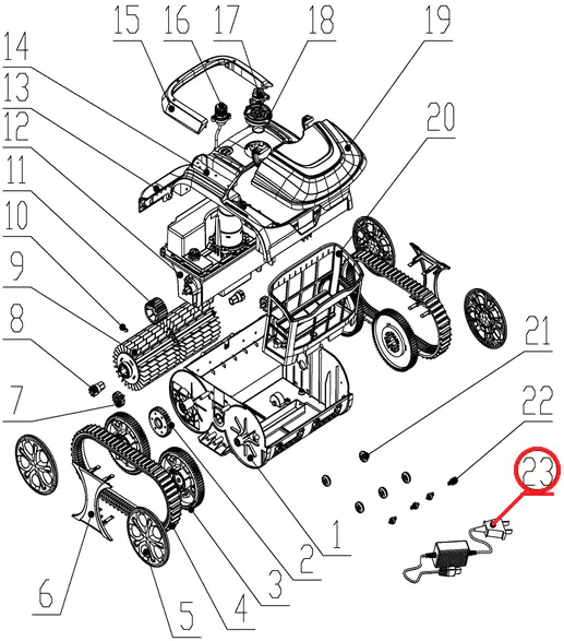 Ładowarka do odkurzacza Wybotics WY200, (Nr23 D.2.13.060)