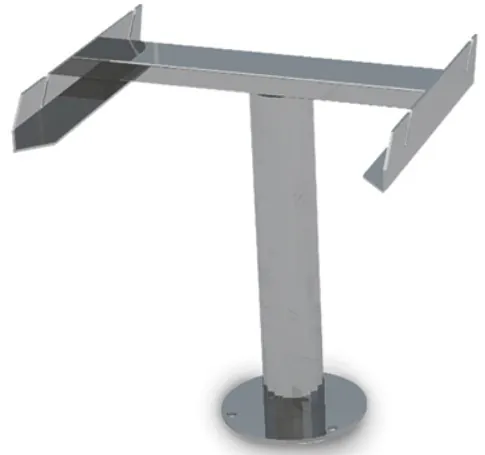 Uchwyt siedziska Golfinho E5065B, podłogowy