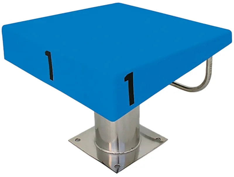 Słupek startowy Golfinho E526, AISI 316, 400 mm