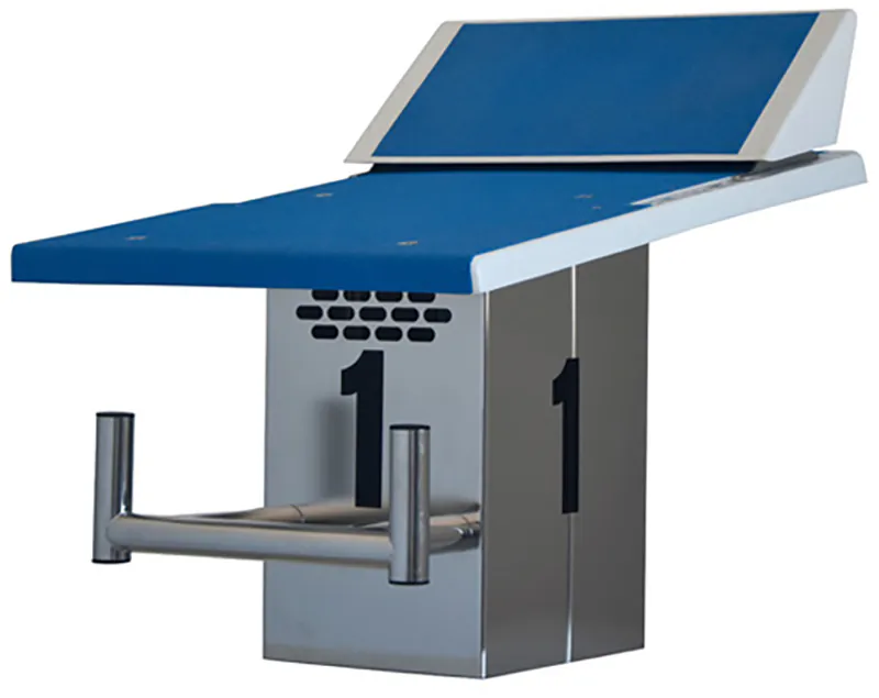 Słupek startowy Golfinho Olympic E5204, AISI 316, pięciopozycyjny, 400 mm