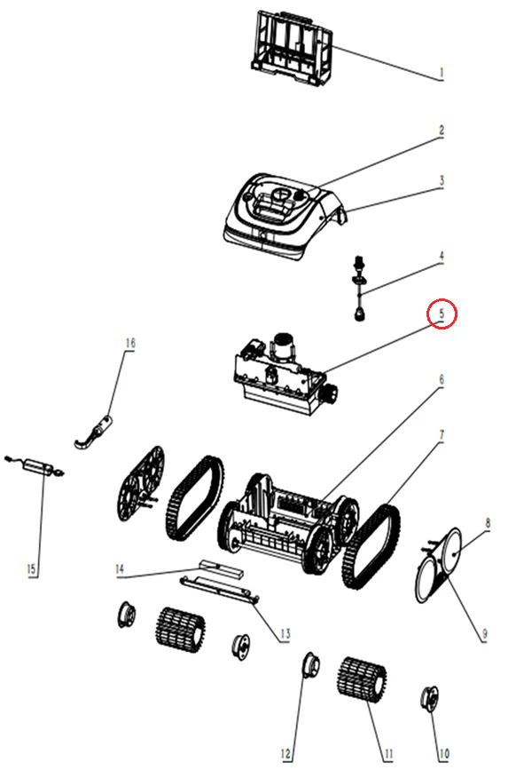 Jednostka silnikowa do odkurzacza Wybotics C1 (B.OS7010C.03.002)