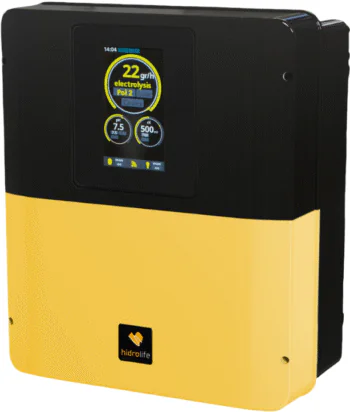 Elektrolizer soli Hayward Hidrolife NG 22 (110 m³, 22 g/h) z funkcją sterowania basenem