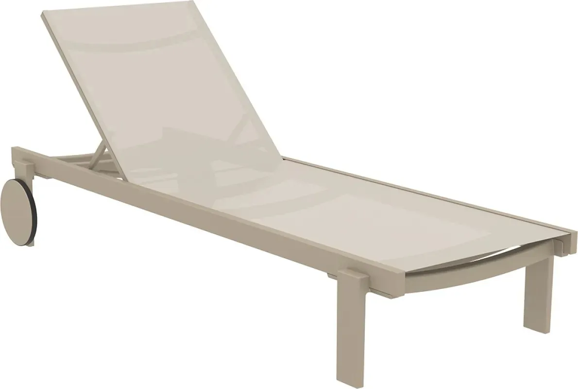 Leżak Aquajoy Casablanca, szaro-brązowy