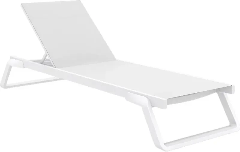 Leżak Aquajoy Tropic, biały