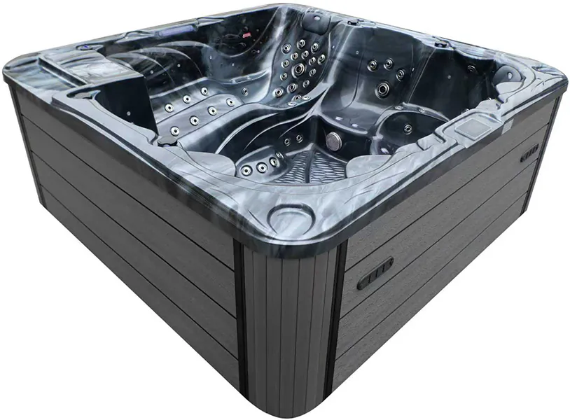 Wanna SPA z hydromasażem Aquajoy Borneo (230х230х96 cm), ciemny opal