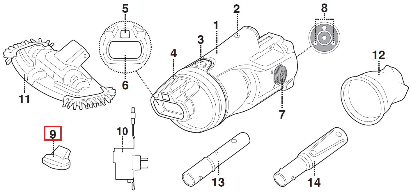 Ładowarka Kokido do odkurzacza Telsa EV30 (EV30-10/21)