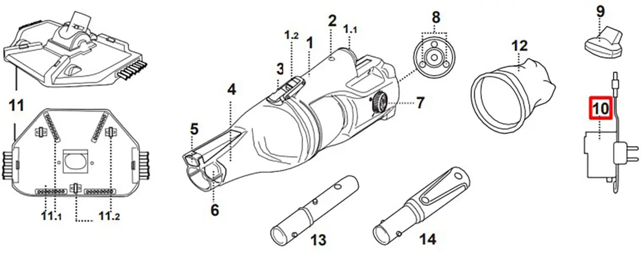 Ładowarka Kokido do odkurzacza Telsa EV33