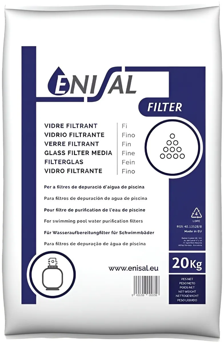Piasek szklany ENISAL Thick 1.5–2.5 mm (20 kg)