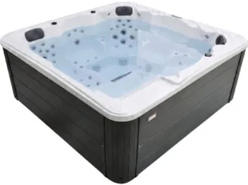 Wanna SPA z hydromasażem Aquajoy Borneo (230х230х96 cm), marmur srebrnobiały