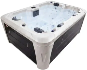 Wanna SPA z hydromasażem Aquajoy Miami (230х170х92 cm), marmur srebrnobiały