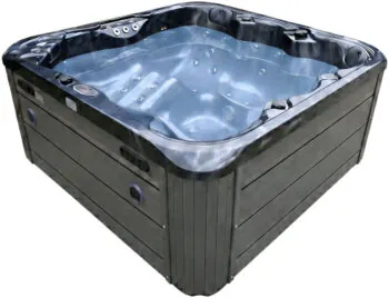 Wanna SPA z hydromasażem Aquajoy Riviera (200х200х90 cm), ciemny opal, z głośnikami i podświetleniem LED