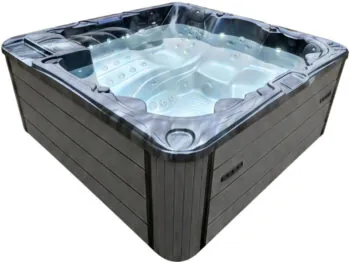 Wanna SPA z hydromasażem Aquajoy Borneo (230х230х96 cm), ciemny opal