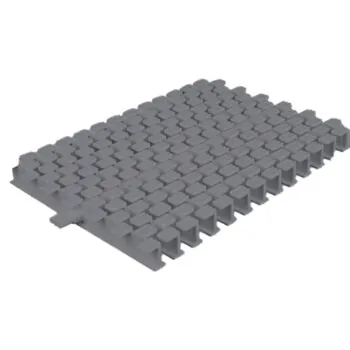 Kratka przelewowa Aquajoy KP HKE11-G Square z centralnym łączeniem 195x25 mm (szara)