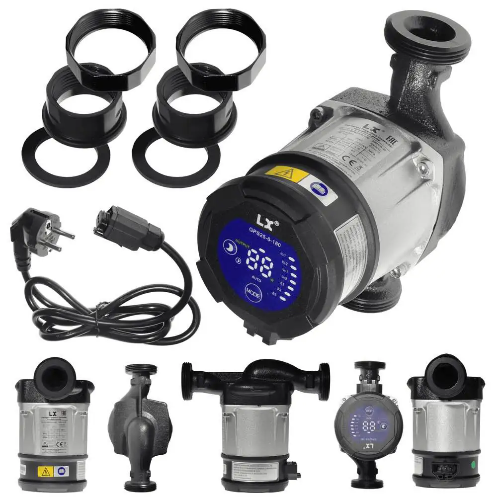 Energooszczędna pompa cyrkulacyjna Aquajoy LXGPS25-6-180 z regulacją częstotliwości