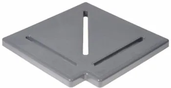 Element narożny Aquajoy KP HKE28-G do kratki przelewowej 90° 295x25 mm (szary)