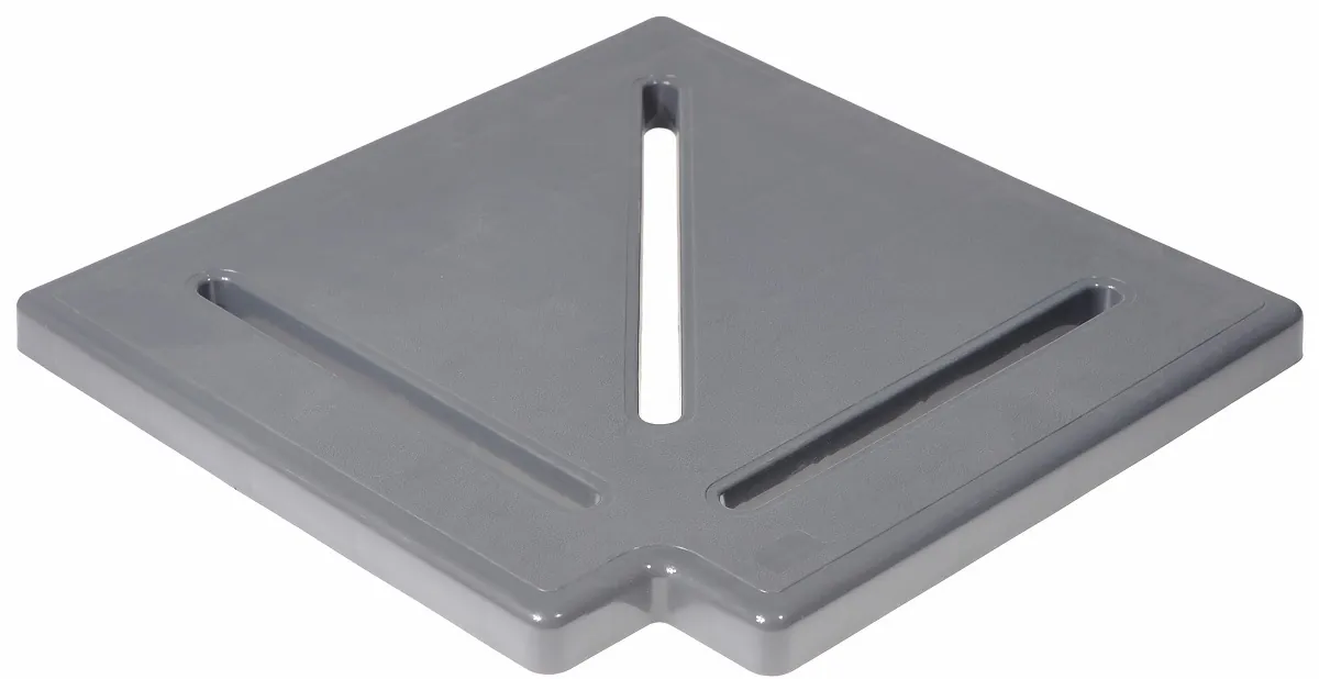 Element narożny Aquajoy KP HKE28-G do kratki przelewowej 90° 295x25 mm (szary)