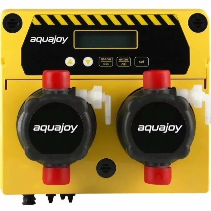 System membranowych pomp dozujących Aquajoy pH/Rx+Free Cl 5 l/h, z celką pH/Rx+Free Cl