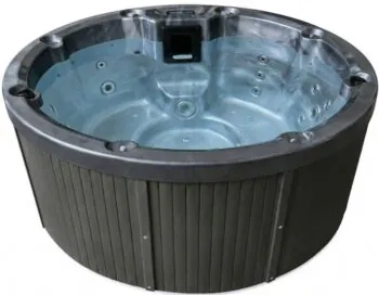Wanna spa z hydromasażem Aquajoy Lagoon Midnight Opal (195x82 cm), szara