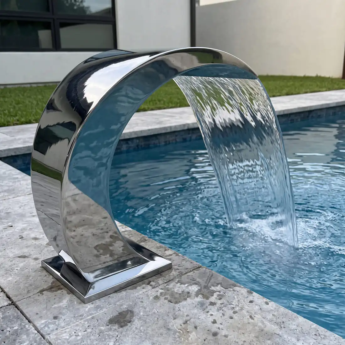 Wodospad Aquajoy Cobra AISI-316 (700x500 mm), wydłużony - obrazek 3