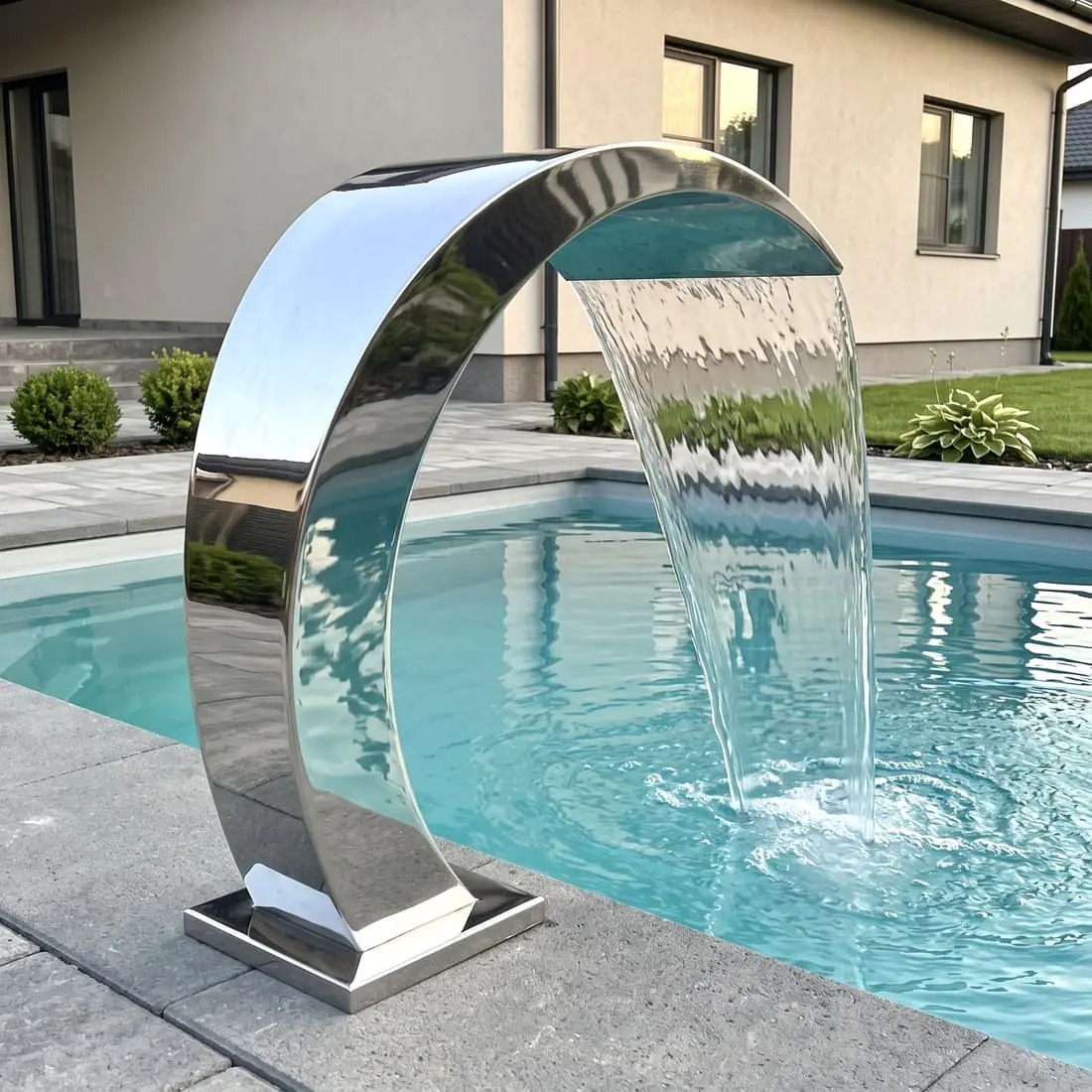 Wodospad Aquajoy Victoria AISI-316 (615x500 mm) - obrazek 3